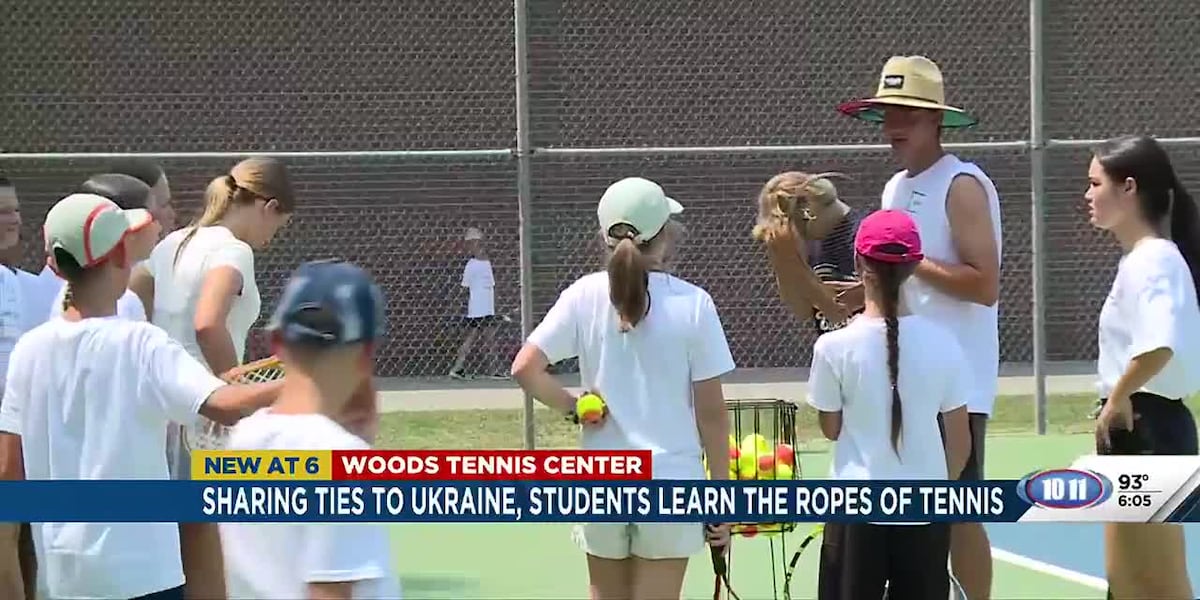 Sharing ties to Ukraine, students learn the ropes of tennis [Video]