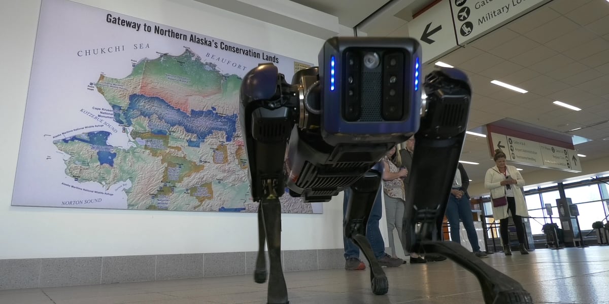 Beware of dog: Robotic quadruped meant for wildlife hazing arrives at Fairbanks airport [Video]