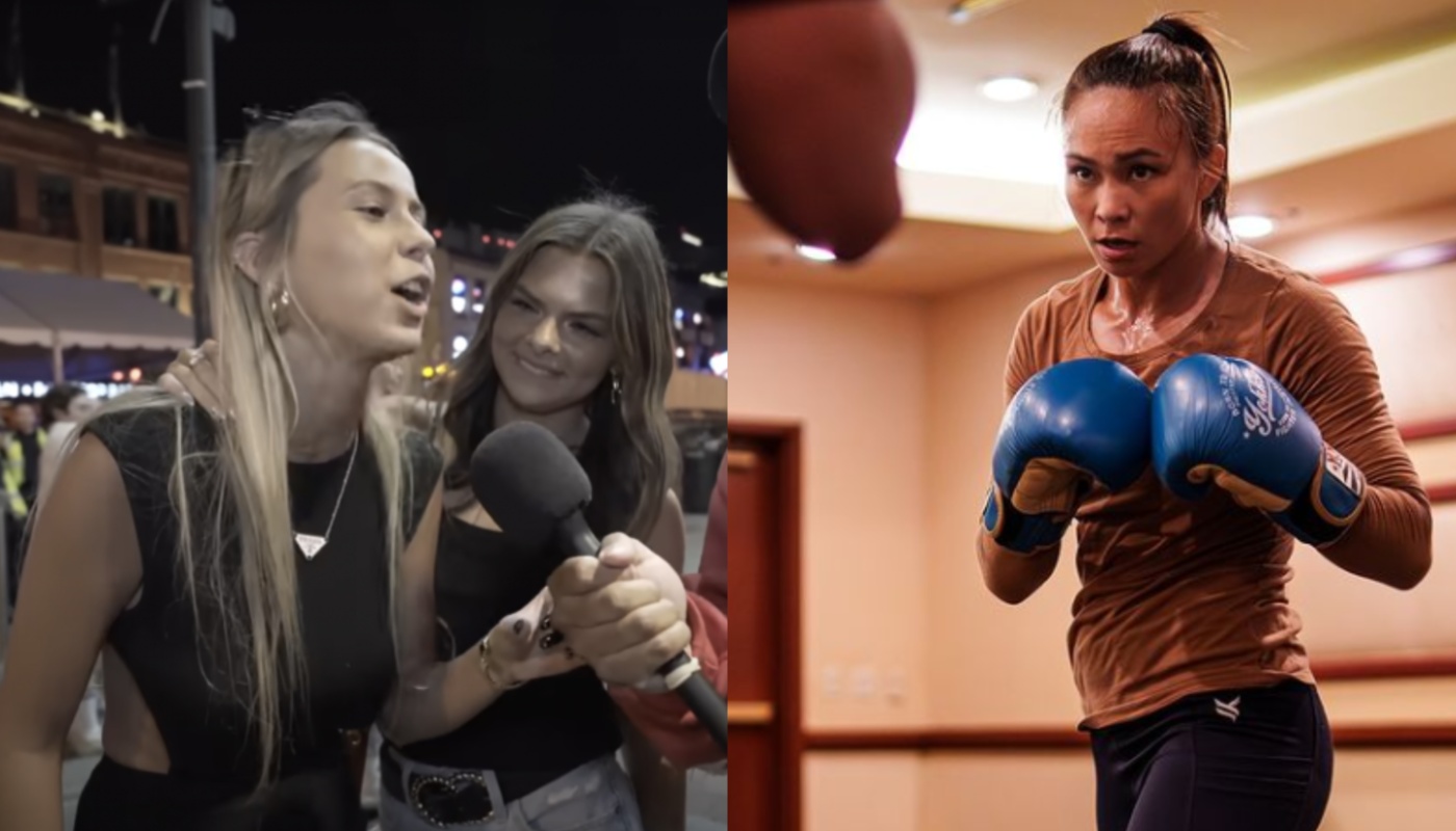 Michelle Waterson offers to train viral ‘Hawk Tuah’ girl for future Karate Combat fight [Video]