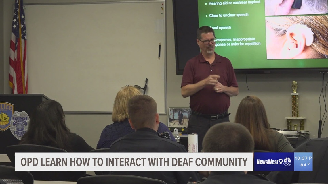 OPD officers learn how to interact with deaf community [Video]