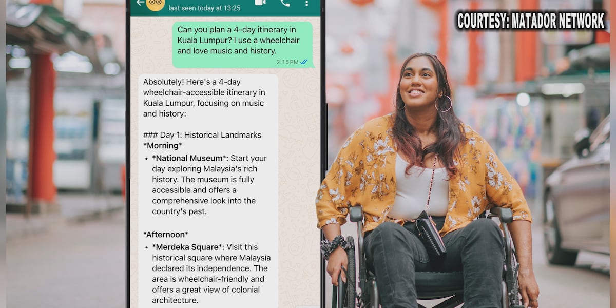 Disabled travelers using AI for accessing travel, celebrating 34th anniversary of ADA [Video]