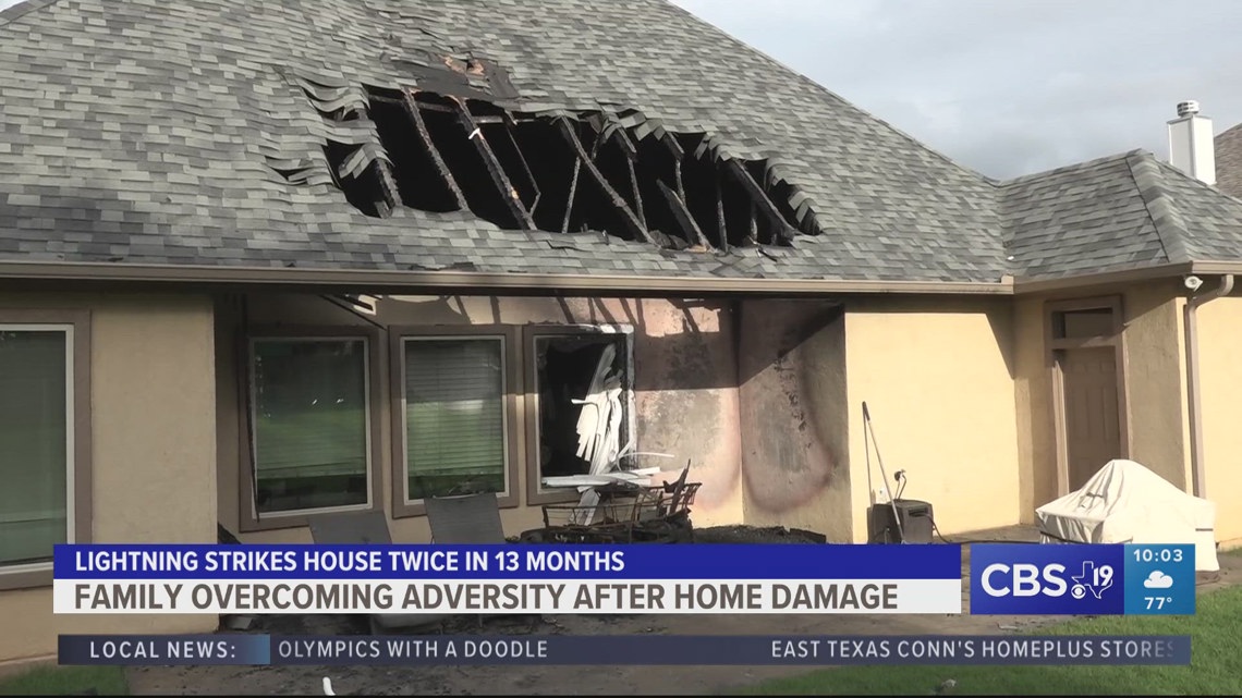 Whitehouse family gives thanks for community support after home struck by lightning for second time [Video]