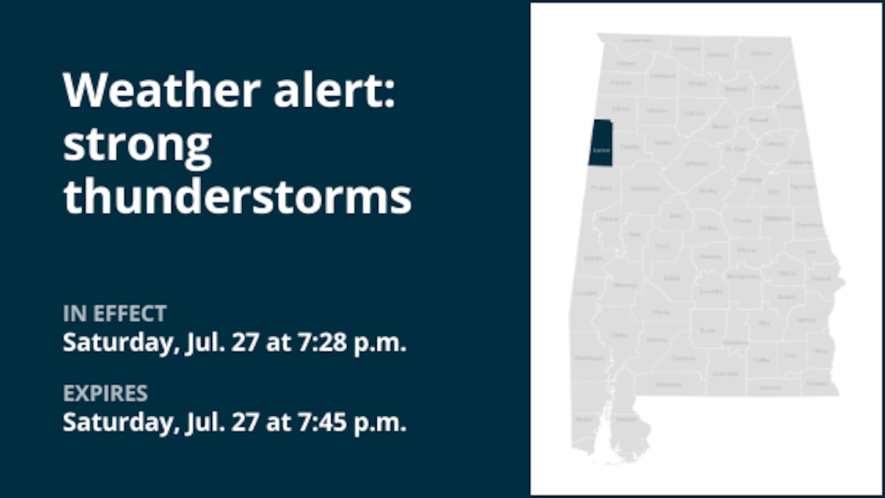 Weather alert issued for strong thunderstorms in Lamar County Saturday evening [Video]