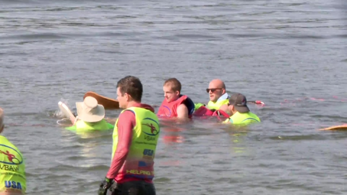 ‘Splash at the Lake’ community training with Special Olympians in Chesapeake [Video]