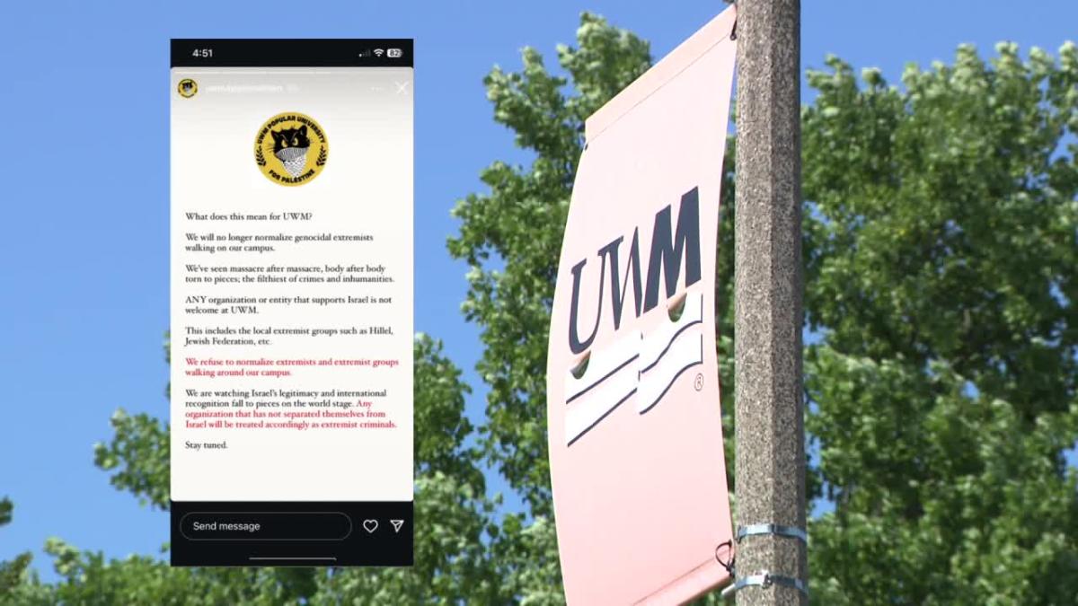 UWM denounces antisemitism, group’s Instagram post raises concerns [Video]