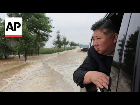 Flooding in North Korea: State media photos show Kim Jong Un supervising evacuation work [Video]