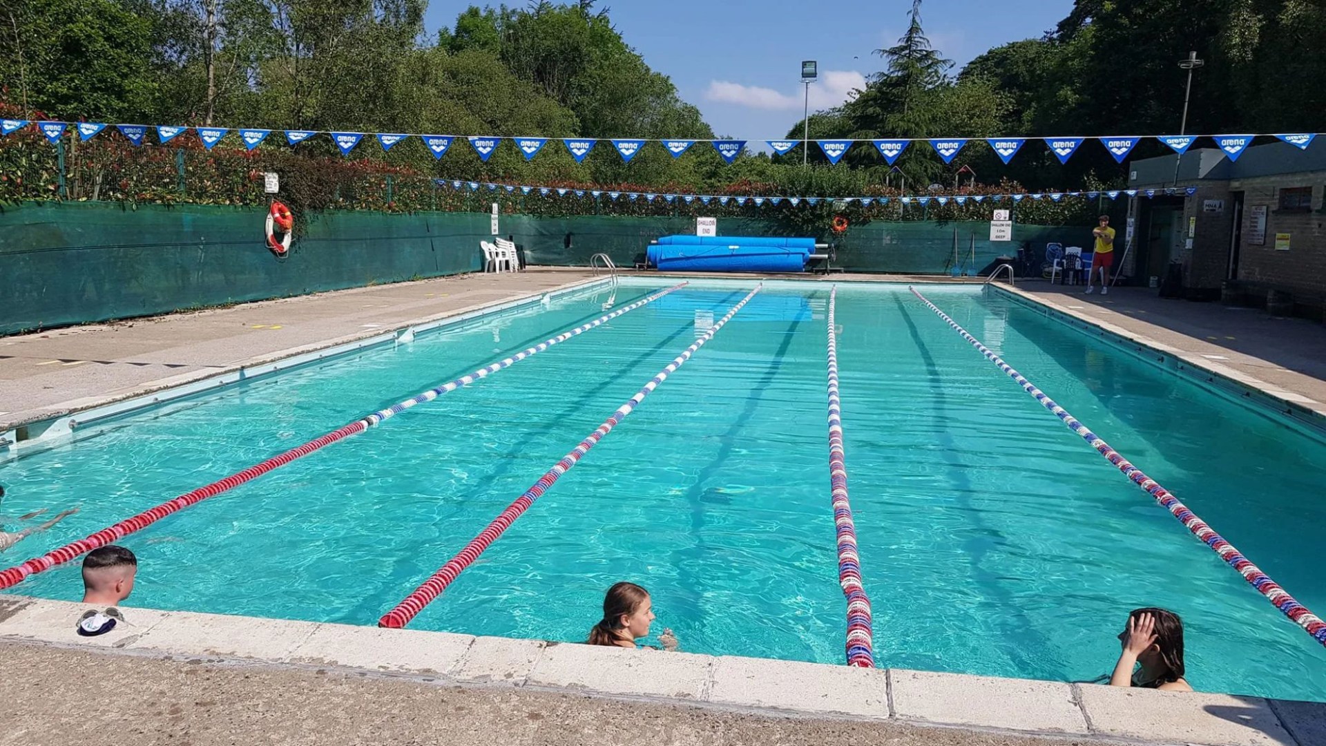 The heated outdoor swimming poolwith 3 entry near playground thats celebrating major milestone this weekend [Video]