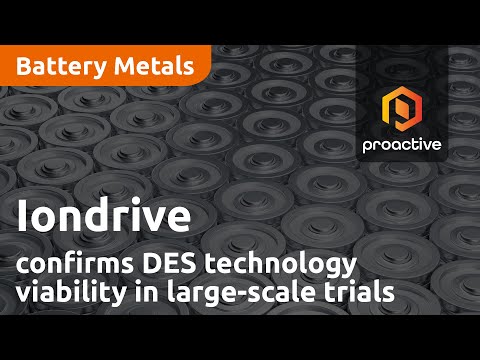 Iondrive confirms DES technology viability in large-scale trials [Video]