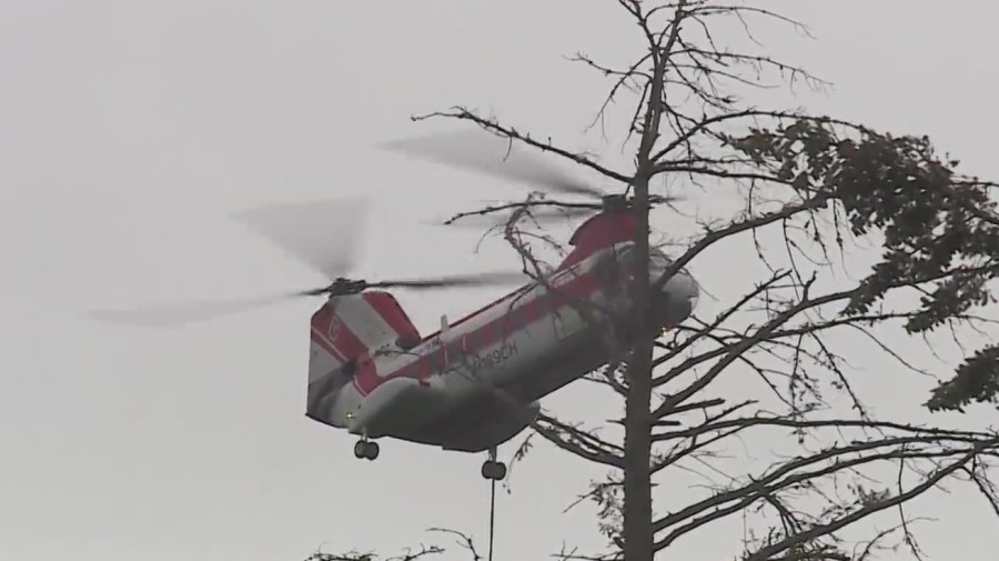 Logjams in Beaver Creek get restored with helicopter-assisted placement [Video]