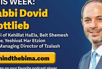 #158: Behind the Bima – Rabbi Dovid Gottlieb (video)