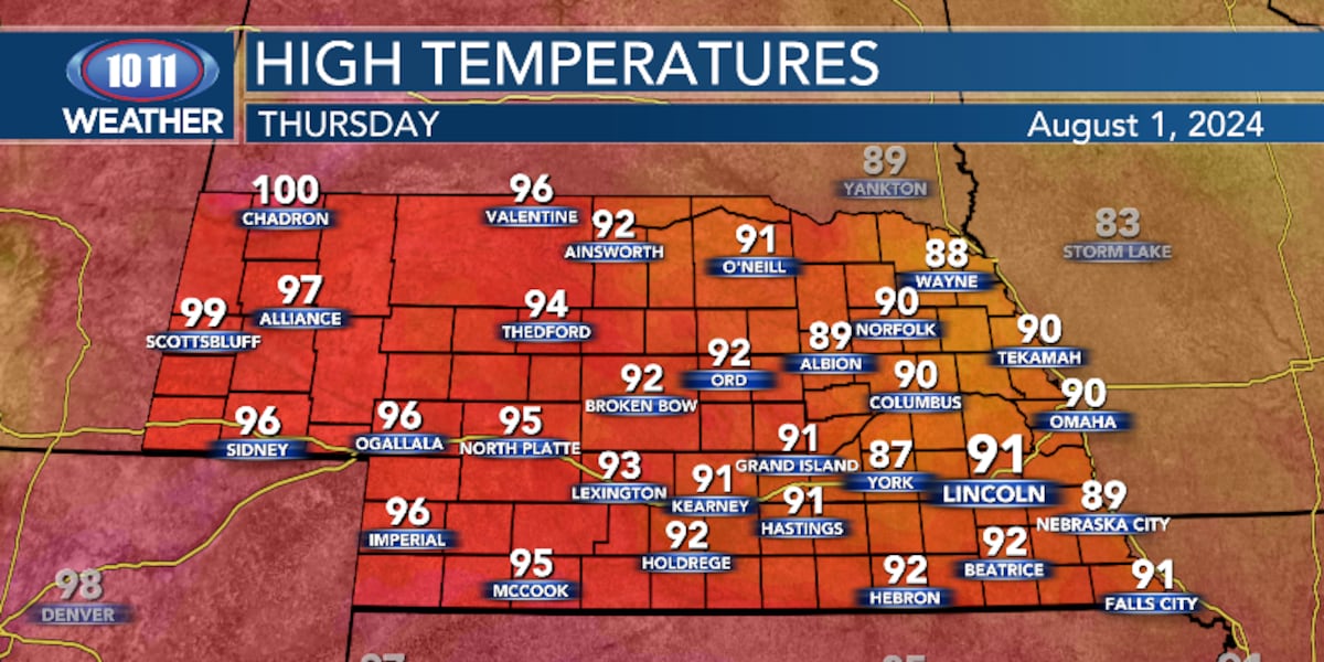 Thursday forecast: Quieter and a touch cooler [Video]