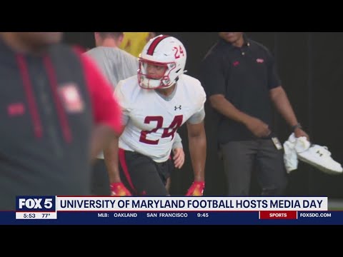 Governor Wes Moore practices with University of Maryland football team [Video]