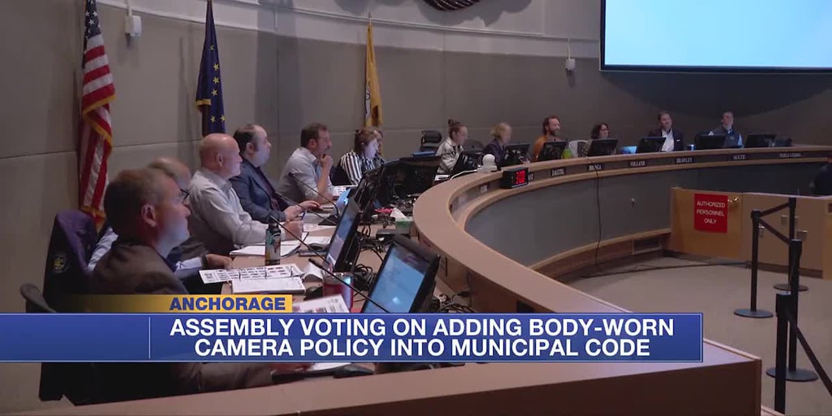 Anchorage Assembly discusses body-worn camera policy, homelessness issues [Video]