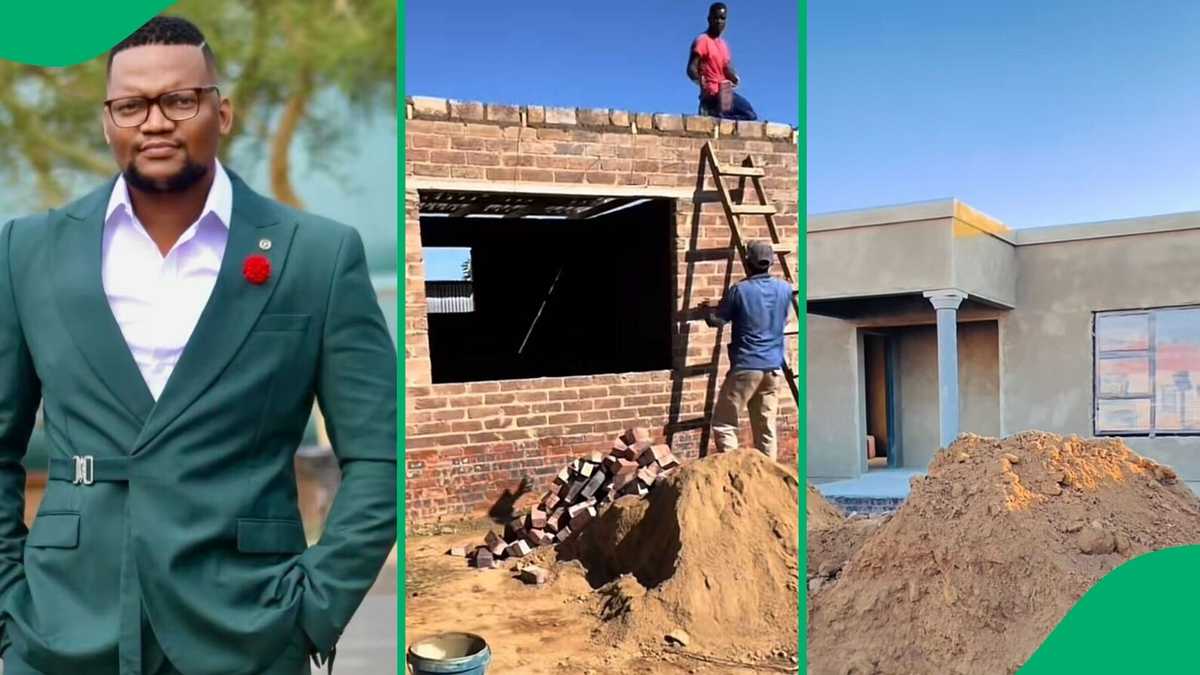 South African Man Builds Dream Home After Divorce and Financial Hardships, Video Inspires Mzansi