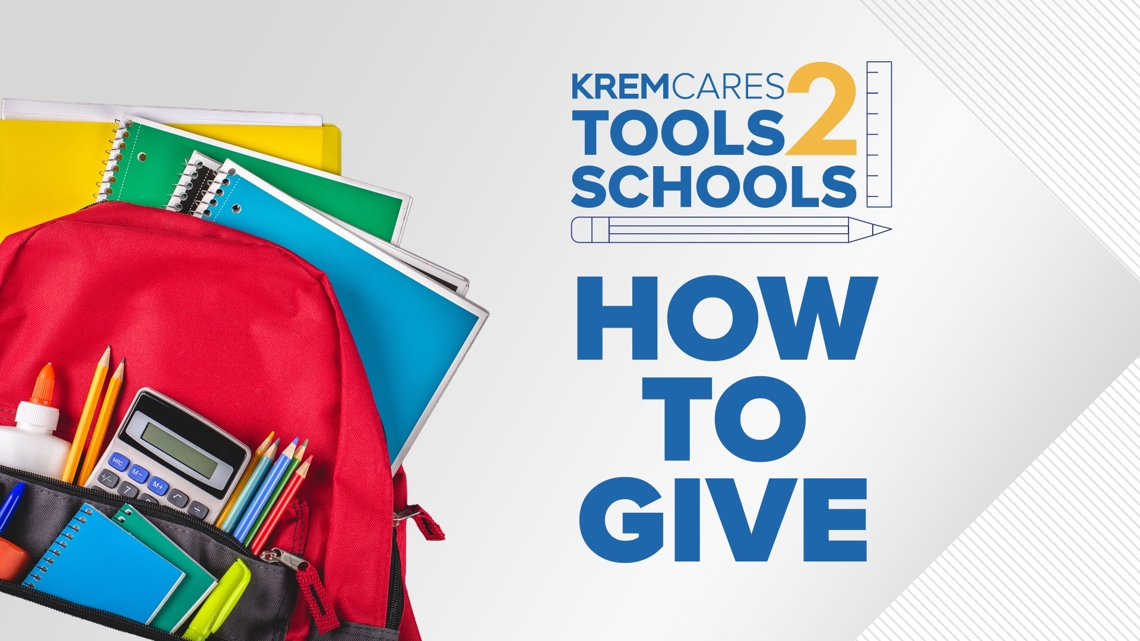 KREM Cares Tools 2 Schools: How to Give School Supplies [Video]