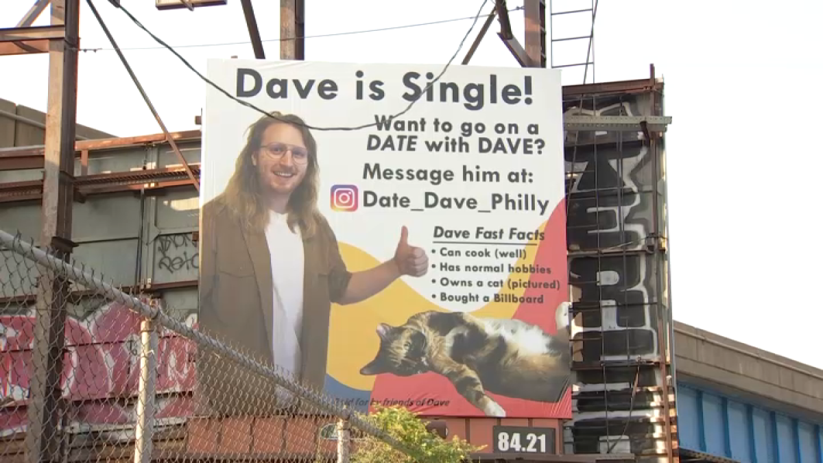 Man buys billboard in Philadelphia in hopes of finding a date  NBC10 Philadelphia [Video]