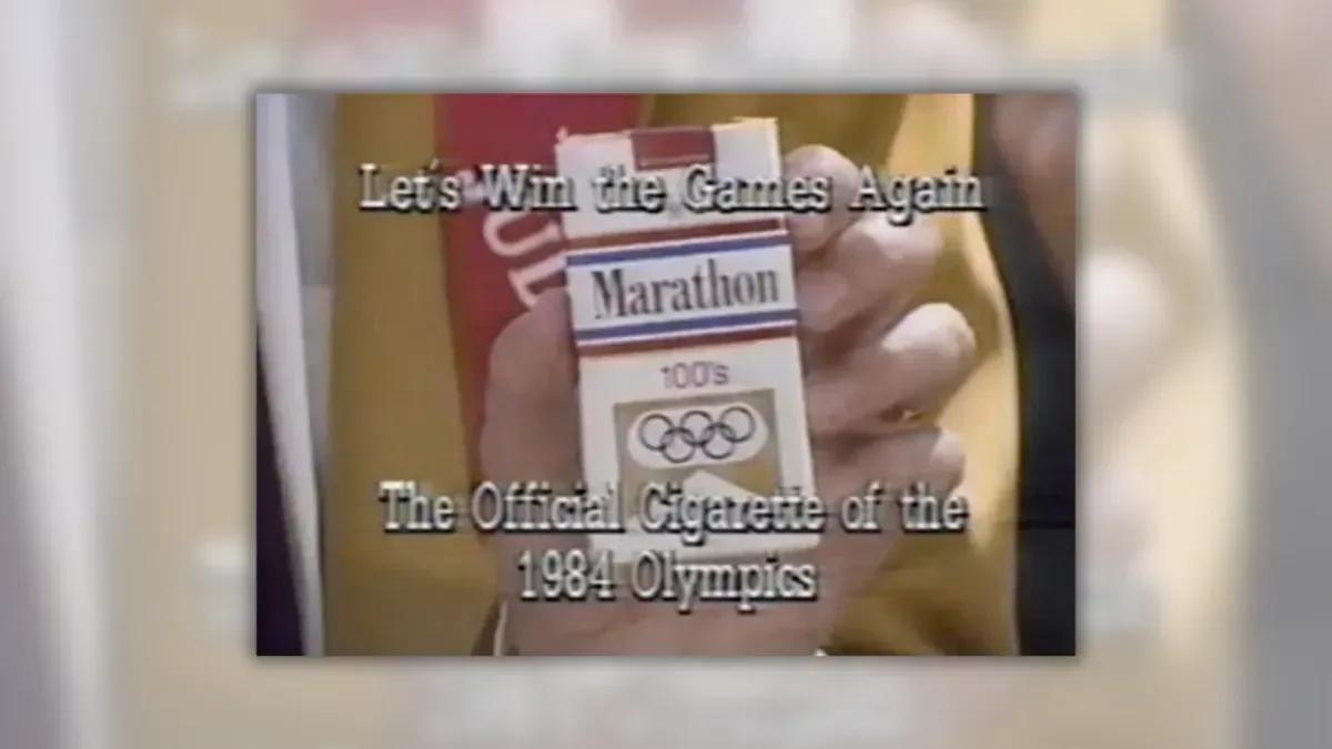 Marathon-Brand Cigarettes Were ‘Official’ Cigarette of 1984 Olympics? [Video]