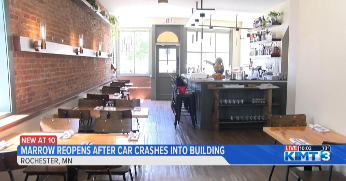 A comeback in the making: Marrow restaurant reopens after car crashes into business last May | News [Video]