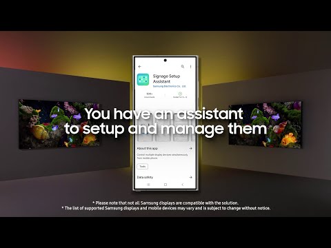 Signage Setup Assistant: Single-point mobile solution for digital signage [Video]