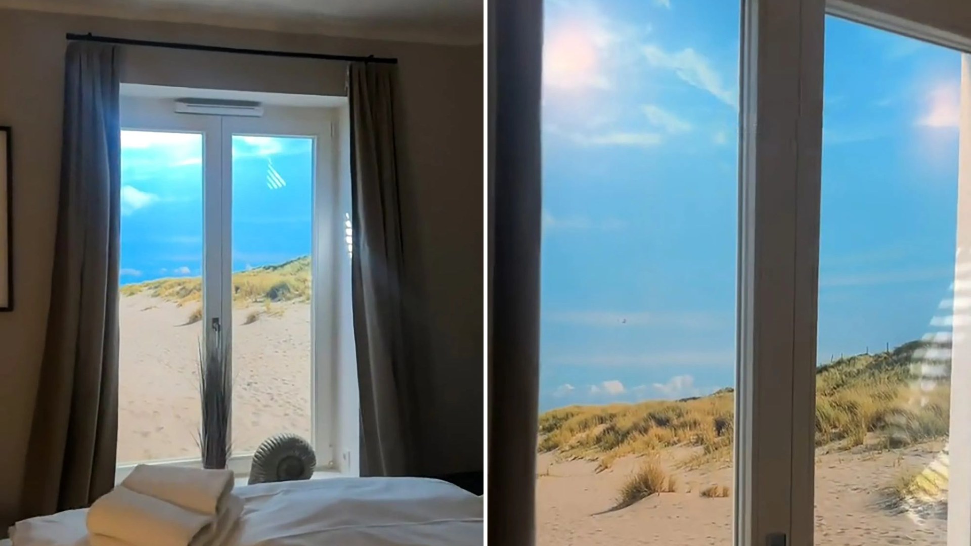 Moment tourist turns up at holiday apartment to find incredible sea view – but closer inspection leaves her stunned [Video]