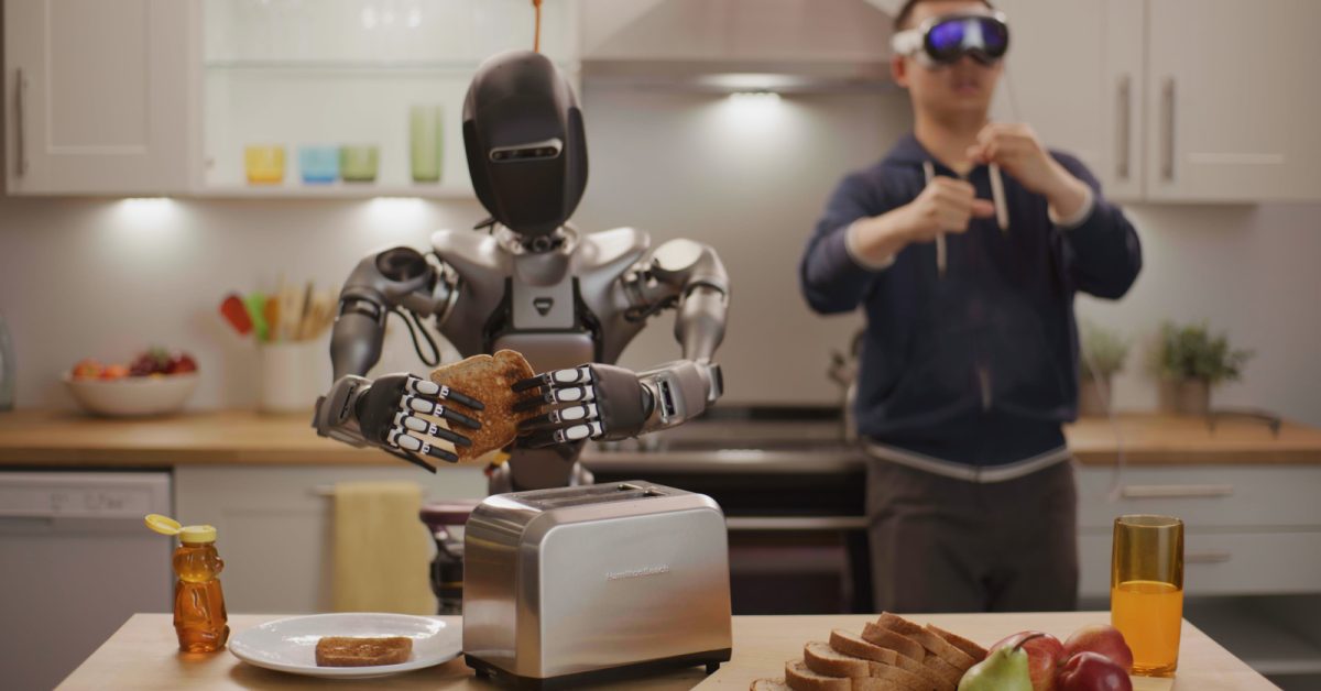 NVIDIA uses Apple Vision Pro to capture teleoperated demonstrations and control humanoid robots [Video]