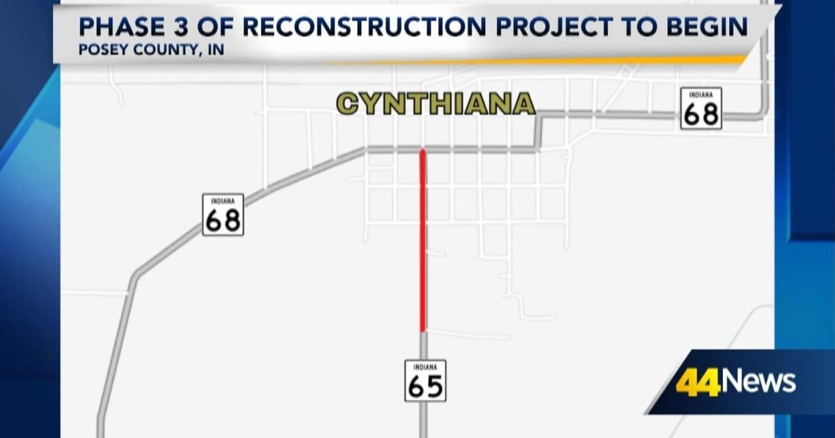 Phase 3 of Posey County road reconstruction project to begin | Video