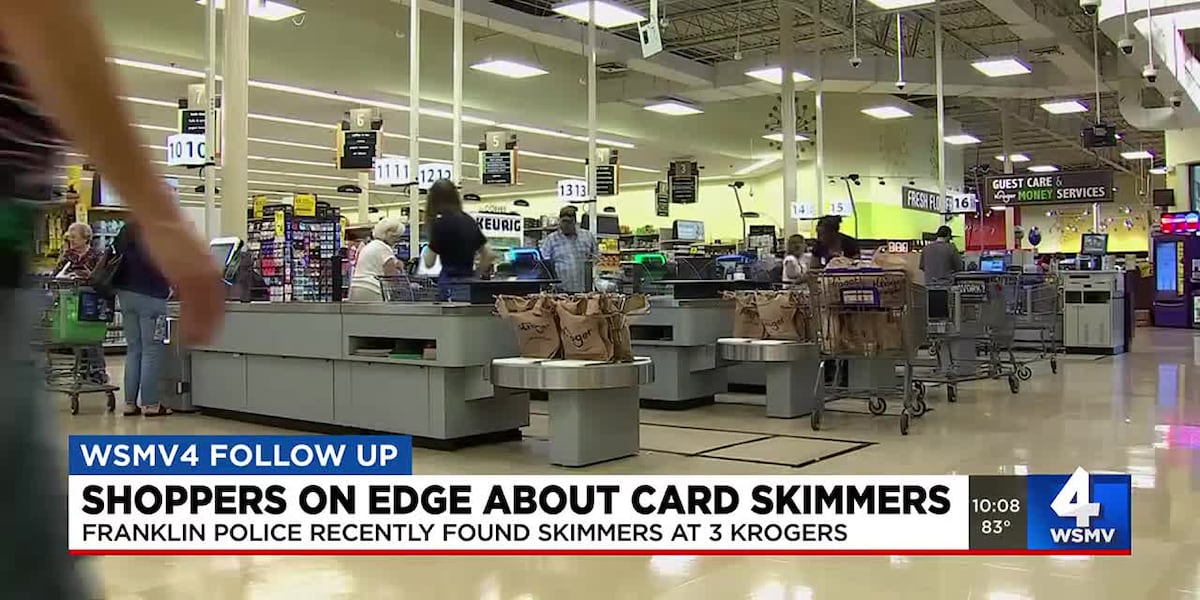 Shoppers on edge about card skimmers found in Franklin [Video]