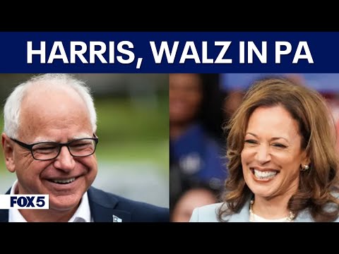 Kamala Harris and vice presidential running mate Tim Walz make first appearance together in Philly [Video]