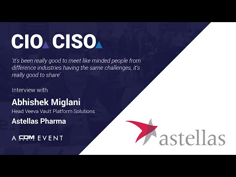 Interview with Abhishek Miglani, Astellas at the CIO & CISO UK Summit 2024 [Video]