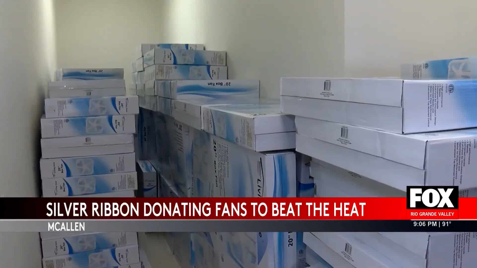 Free Fans For Seniors: Silver Ribbon Partners With UTRGV To Beat The Heat [Video]