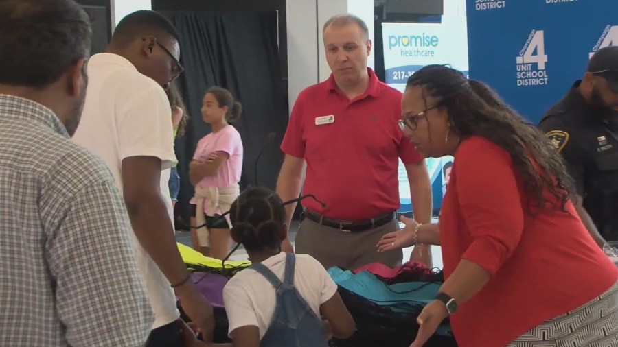 Annual school supply giveaway helps Champaign families prepare [Video]