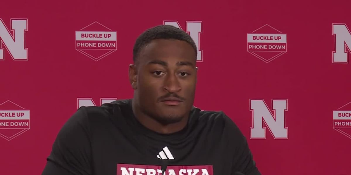 FULL VIDEO: Nebraska Football DL Cam Lenhardt Preseason Press Conference (8/6/24)