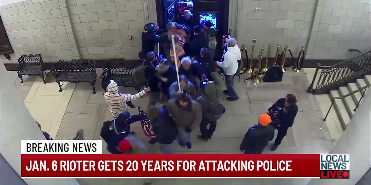 Jan. 6 Rioter Gets 20 Years For Attacking Police [Video]