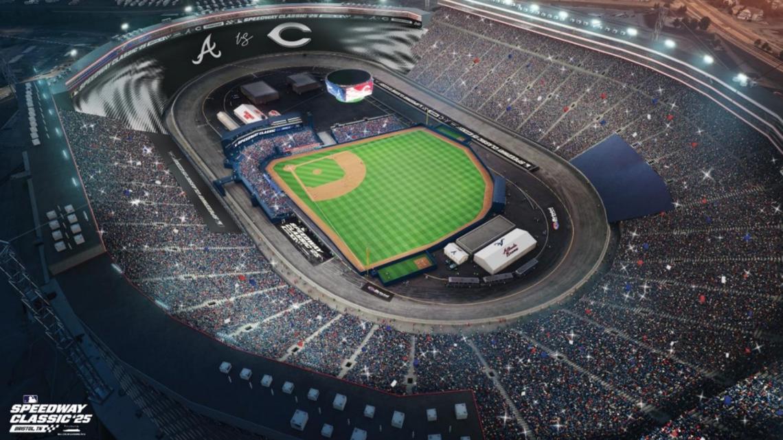 Atlanta Braves Bristol Motor Speedway game 2025 [Video]