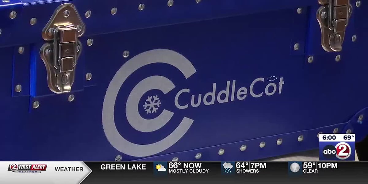 Local couple donates CuddleCots to comfort grieving parents [Video]