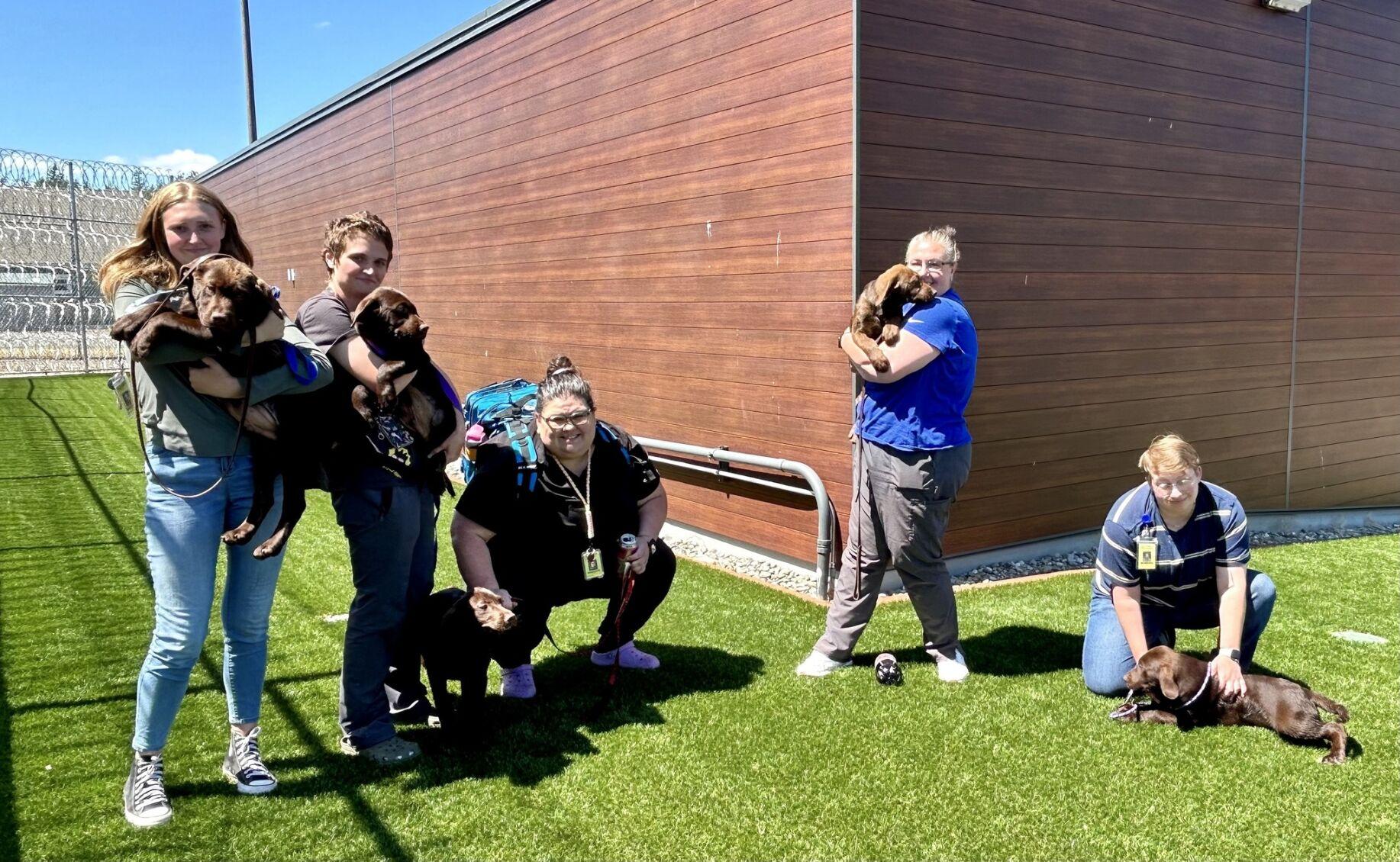 Washington Corrections Center for Women receives puppies for training [Video]