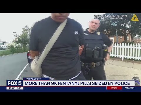 Over 9K fentanyl pills seized by police in Fairfax; suspect arrested [Video]