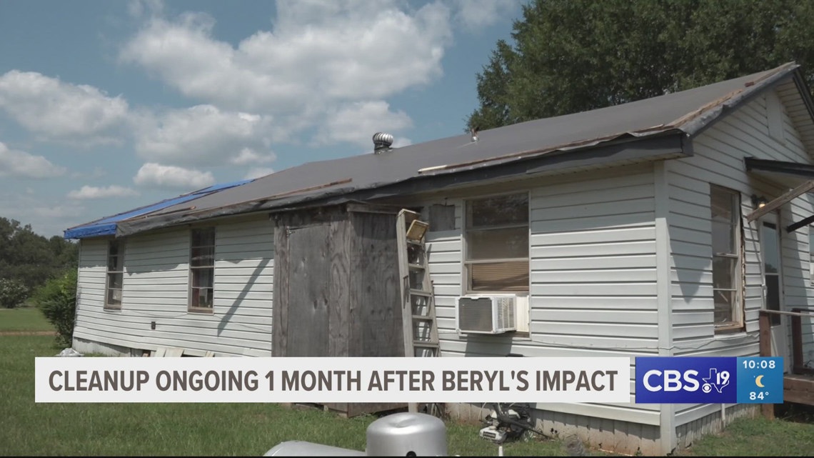 Cleanup ongoing one month after Beryl’s impact to East Texas [Video]