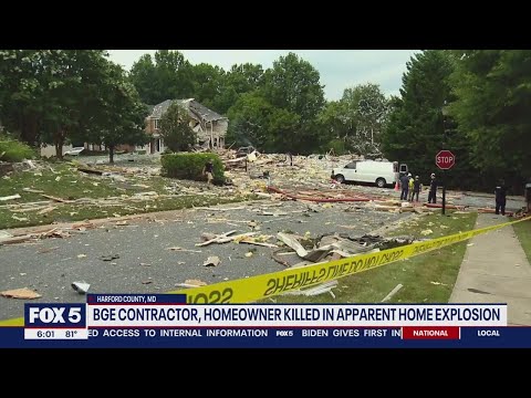 BGE contractor, 73-year-old homeowner killed after house explodes in Maryland neighborhood [Video]