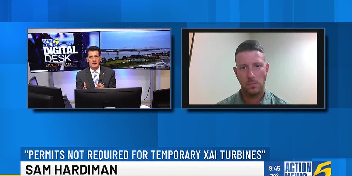 Digital Desk: Permits not required for temporary xAI turbines [Video]