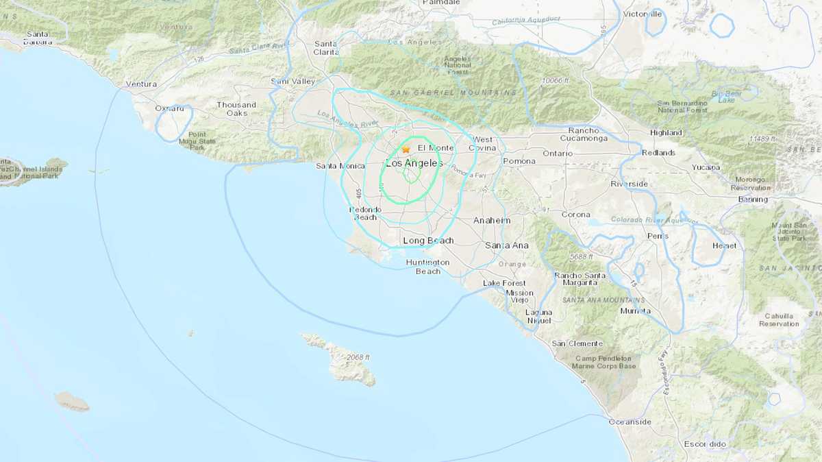 Earthquake with magnitude of 4.4 struck Los Angeles area, the USGS says [Video]