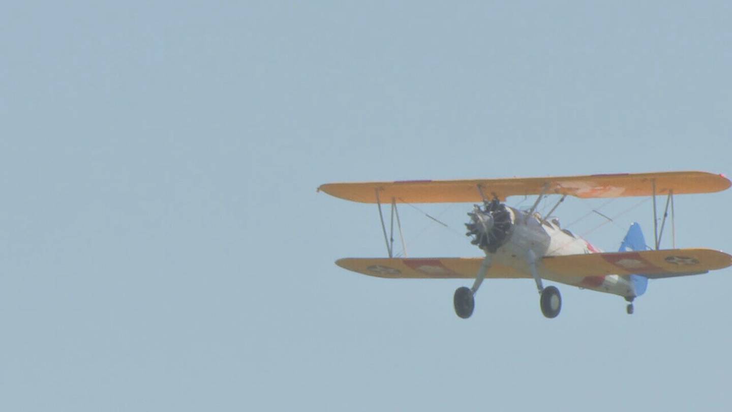 Havent been up there in a long time: Local veterans pilot bi-planes at Norwood Airport  Boston 25 News [Video]