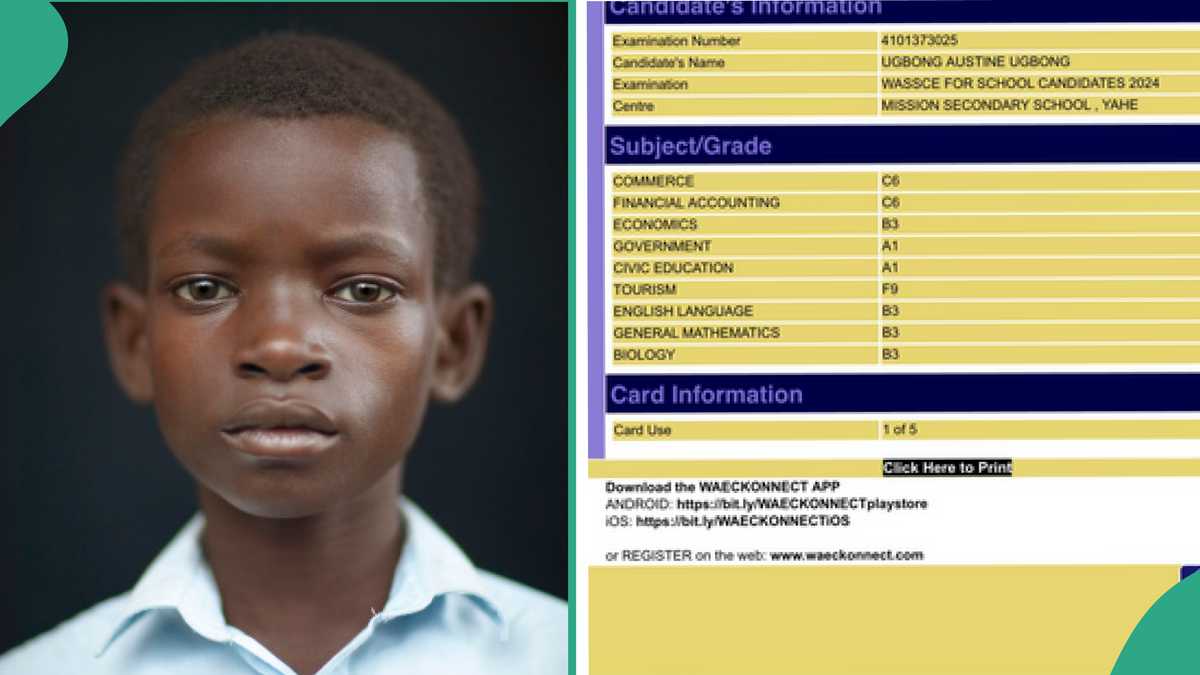 WAEC 2024 Result of Boy Who Attends Church School Catches People’s Attention, He Had F9 in Tourism [Video]