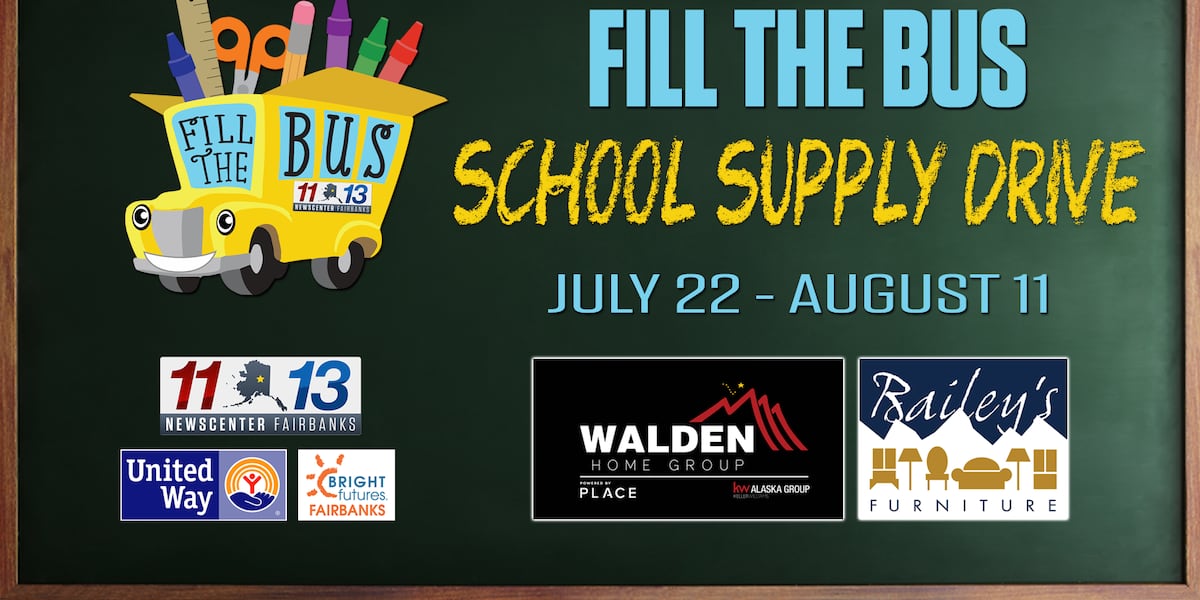 Fill the Bus school supply drive brings in materials for 300 students [Video]