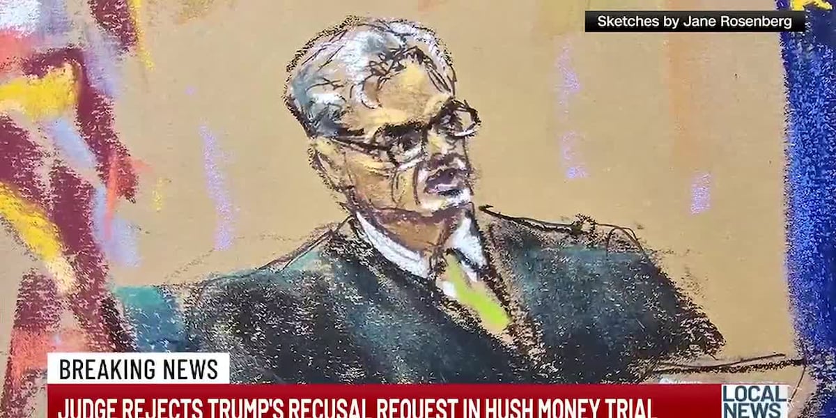 LNL: Judge denies Trump’s third request to step aside in hush money trial [Video]