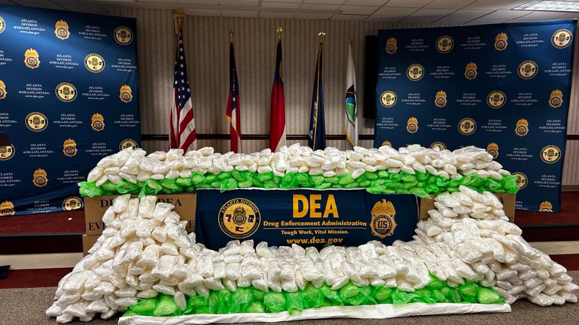 Atlanta DEA seizes 2,000 pounds of meth in celery at market [Video]