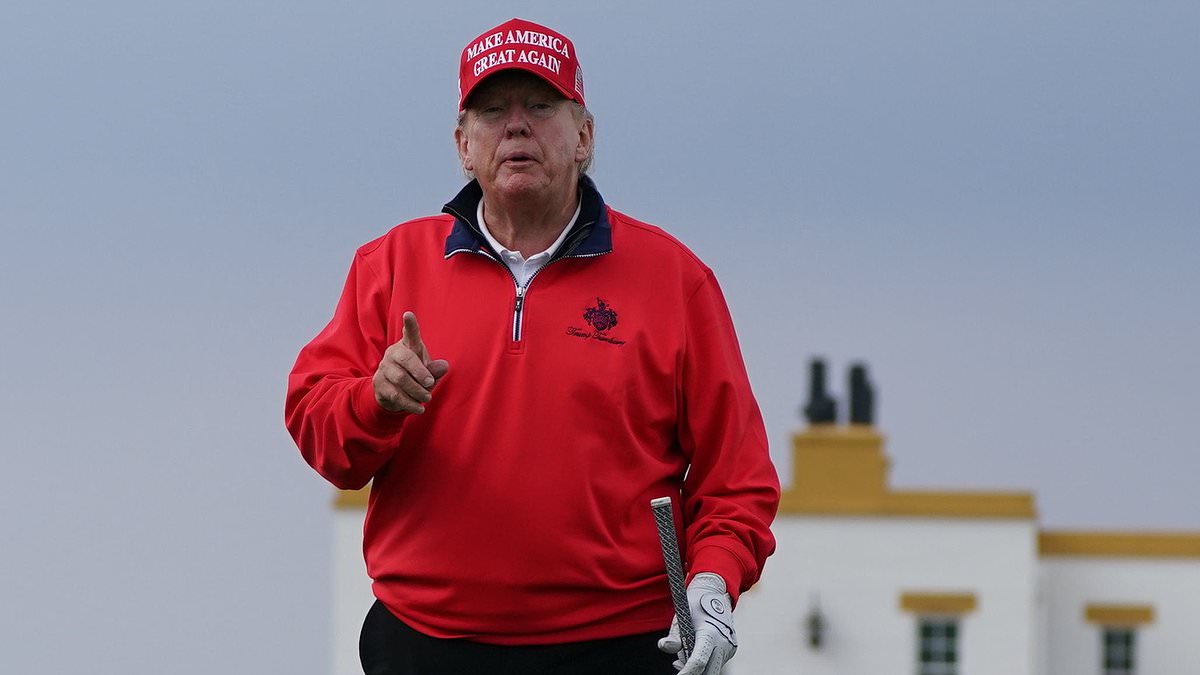 ‘Rich Americans are ruining it for average punter’: Golfers revolt as Donald Trump inflates fees at Turnberry golf course to a ‘ridiculous’ 1,000 a round – making it the most expensive in the UK [Video]