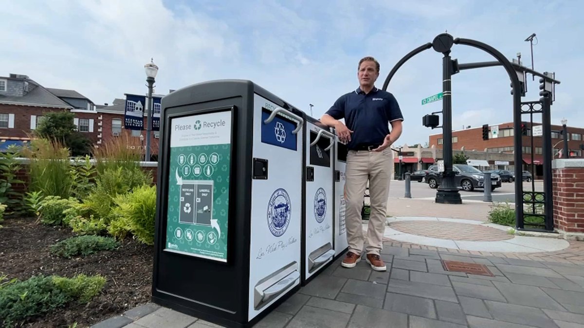 Bigbelly makes these solar-powered trash cans in Massachusetts  NBC Boston [Video]