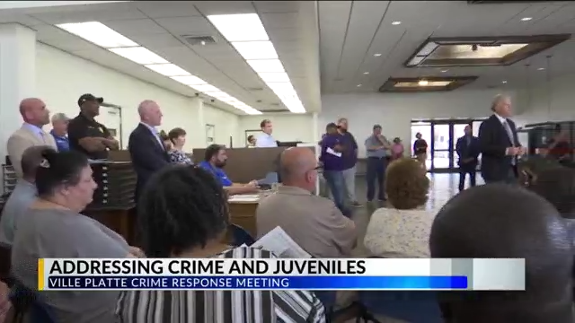 Ville Platte crime response meeting packed with local and state officials [Video]