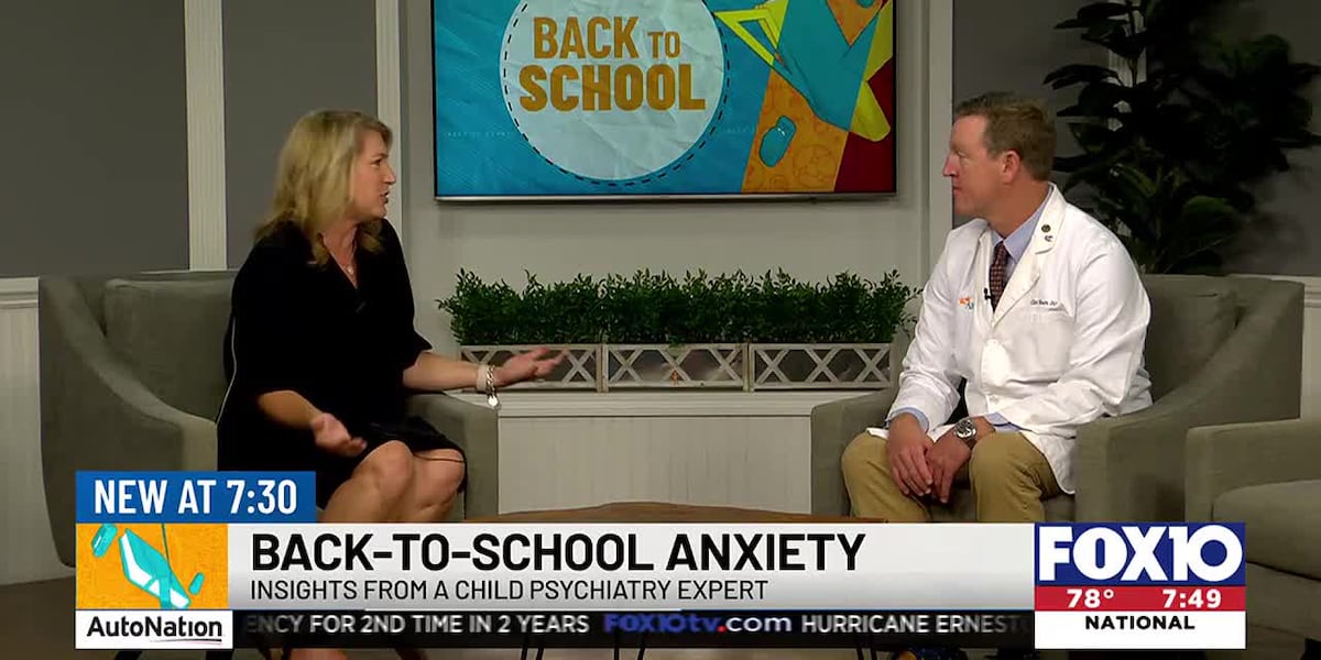 Child psychiatry expert gives insights on back-to-school anxiety [Video]